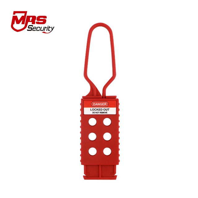 MDK01N Multi Person Management Lock Hasp Red Olastic Lockout Tagout Loto 